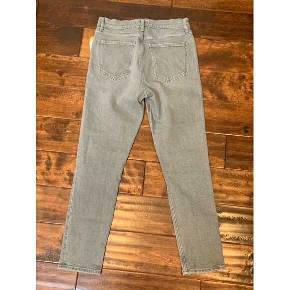 AGOLDE Nico High Rise Slim Gray Denim Jeans, Size 27 - Picture 5 of 5